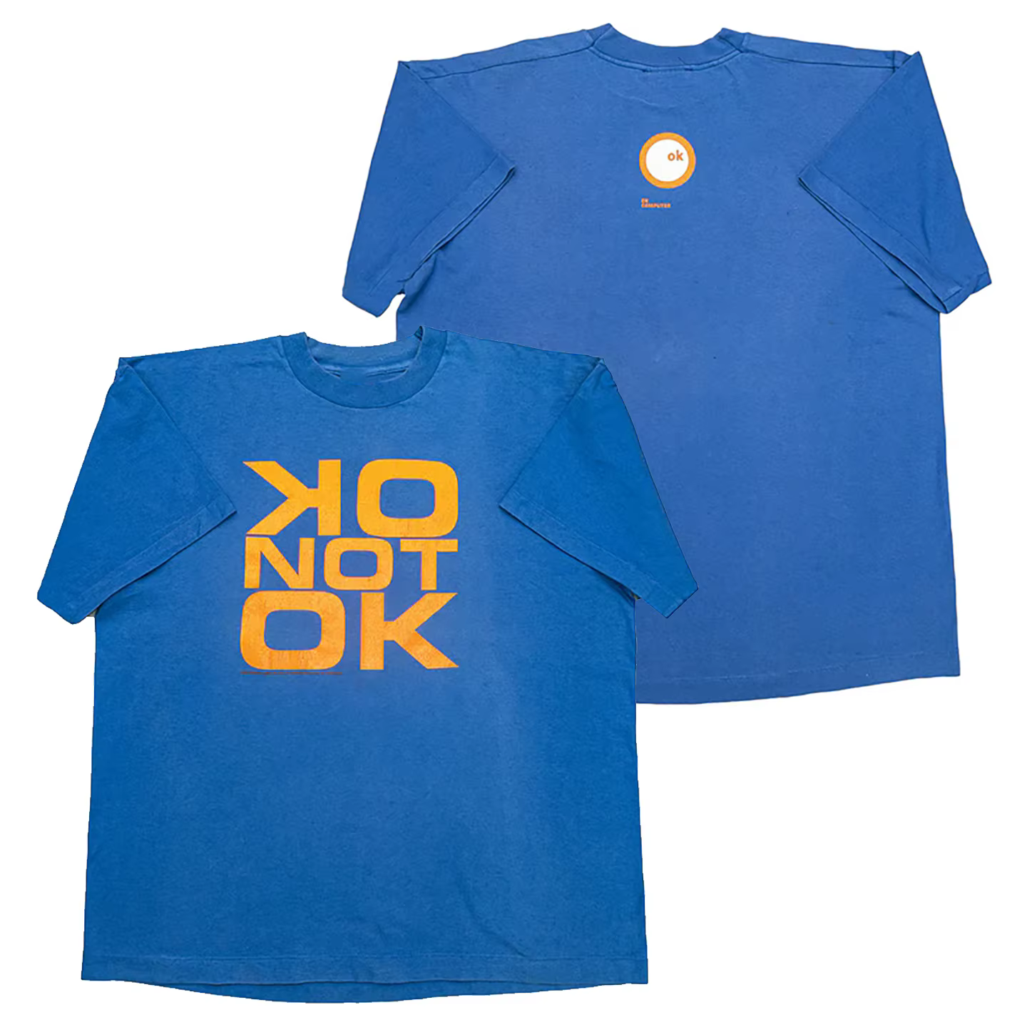 T-shirt décontracté de luxe de la marque Radiohead OK Computer Album 1994 pour hommes et femmes