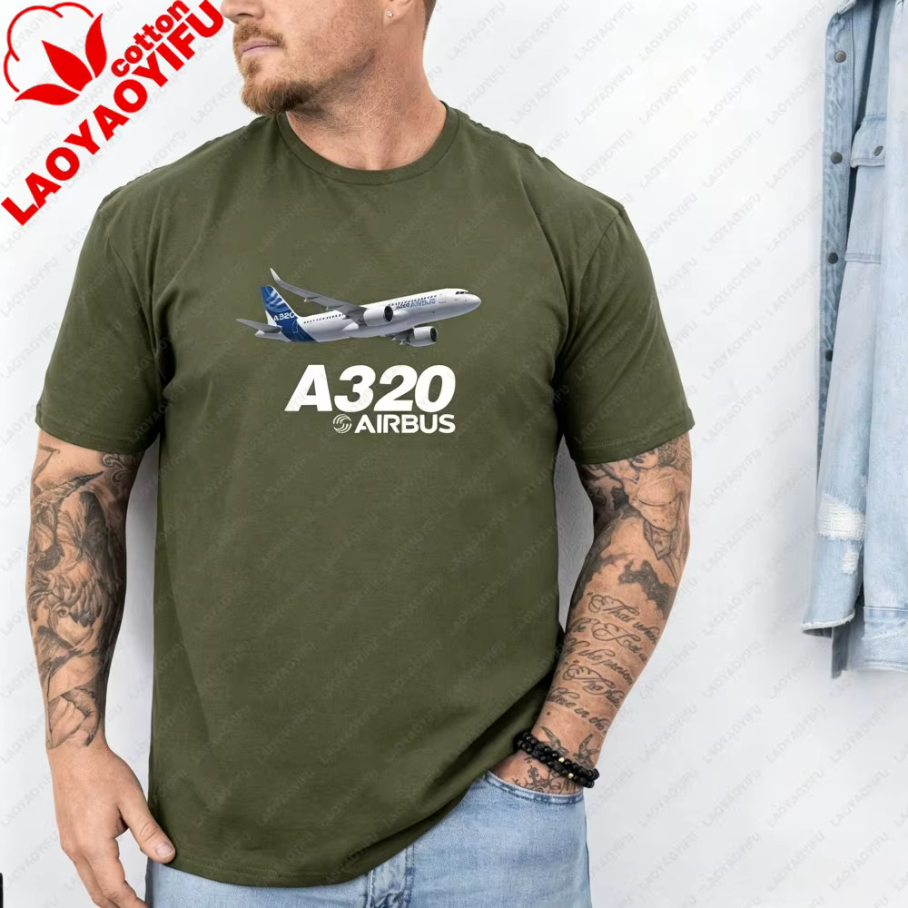 T-shirt en coton Airbus A320