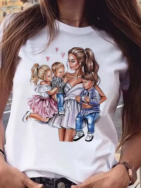 T-shirt graphique pour maman