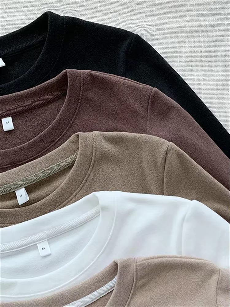 Hiver femmes pull T-Shirt femmes surdimensionné T-Shirt femme vêtements femme T-Shirt hauts pull à manches longues Tube tricoté T-Shirt haut
