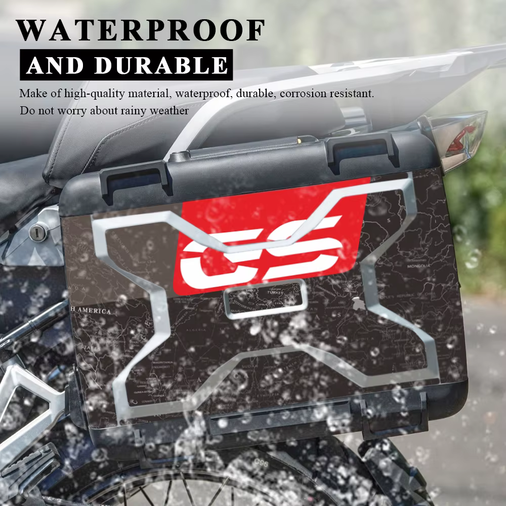 Autocollants pour boîtes de moto, accessoires for BMW Vario Case R1200GS R1250GS 2004-2024, décalcomanies pour boîte latérale for R 1250 GS 1250GS R1200 1200GS