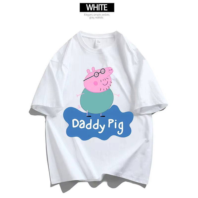 T-shirts Peppa Pig pour hommes et femmes