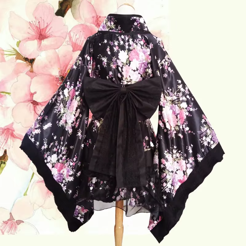 Kimono sexy, robe de demoiselle d'honneur japonaise