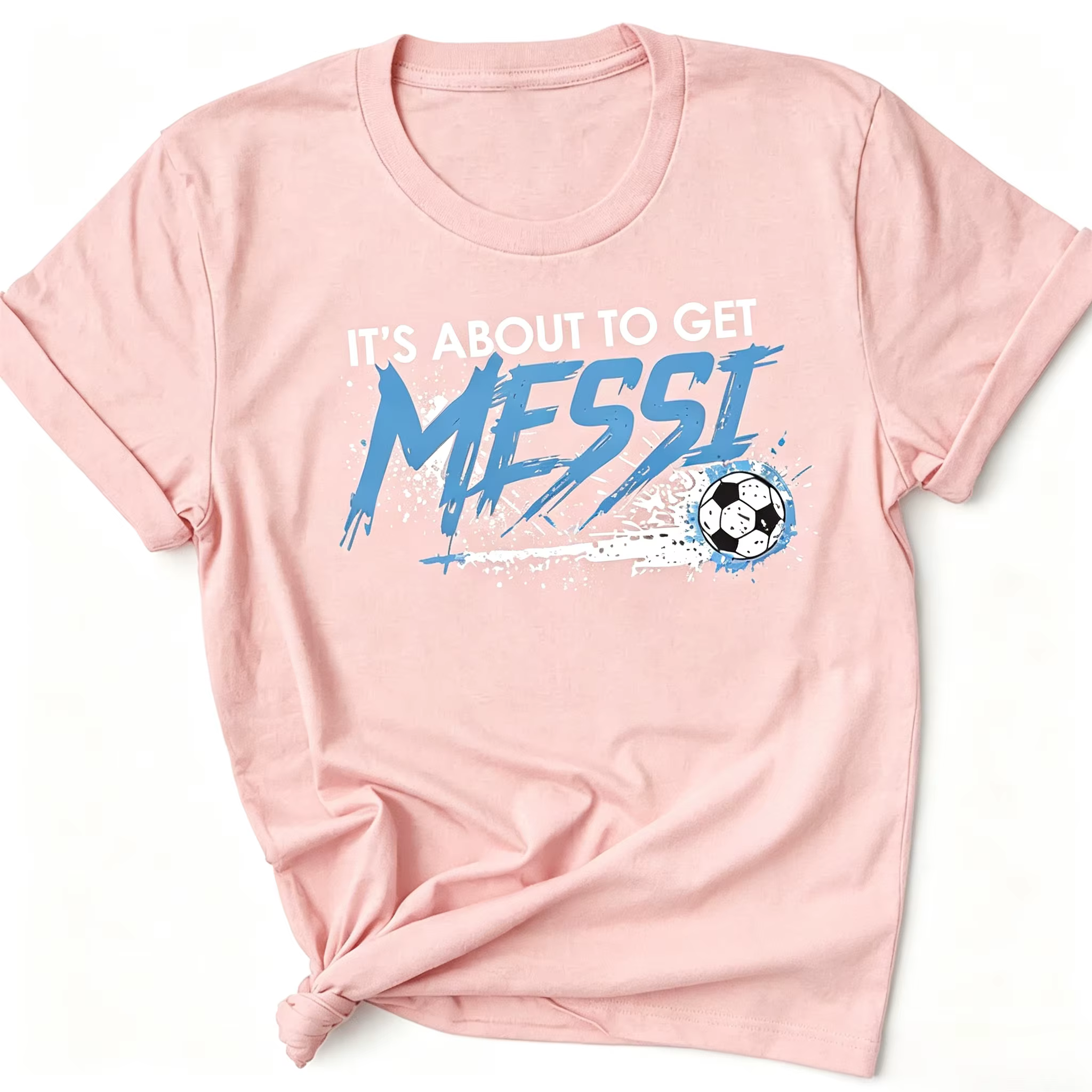Coupe du Monde 2026 : Bientôt, vous aurez le T-shirt Messi ! T-shirt graphique de football amusant, cadeau pour les fans d'Argentine, vêtement.