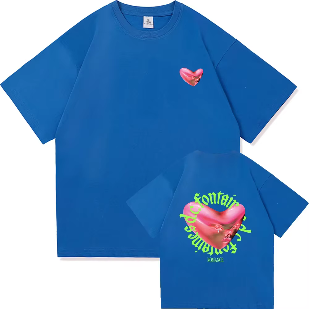 T-shirt unisexe 2025 Fontaines D C Romance pour homme et femme