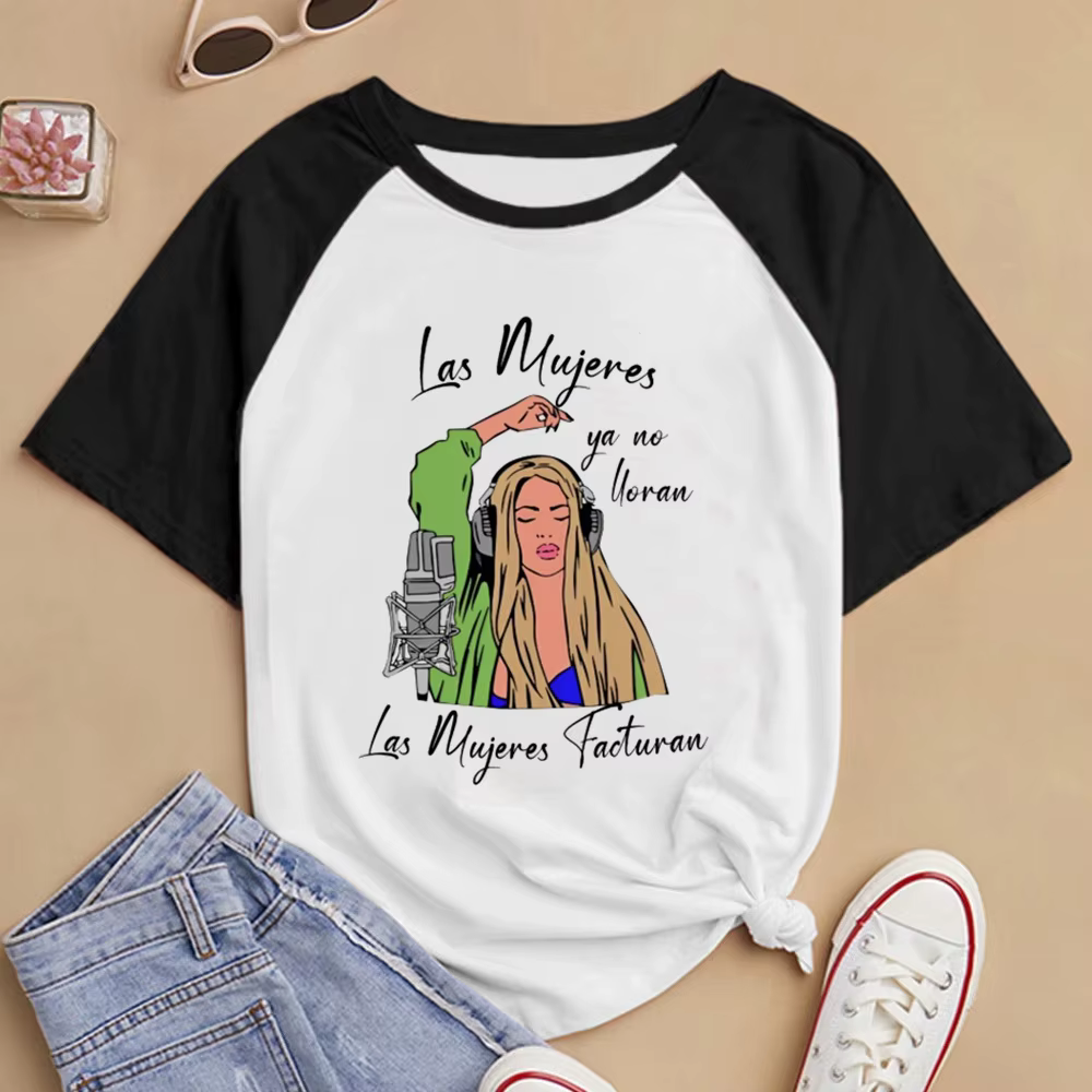 Shakira t-shirt femme graphique Grunge esthétique femmes Pop Culture chemise rétro