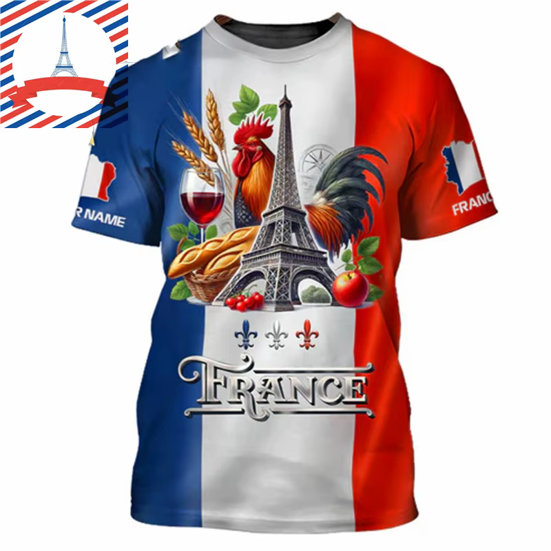 T-shirt à col ras du cou pour hommes
