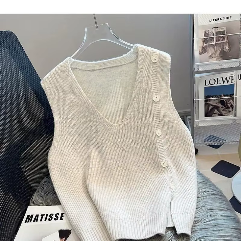 Gilet tricoté pour femmes