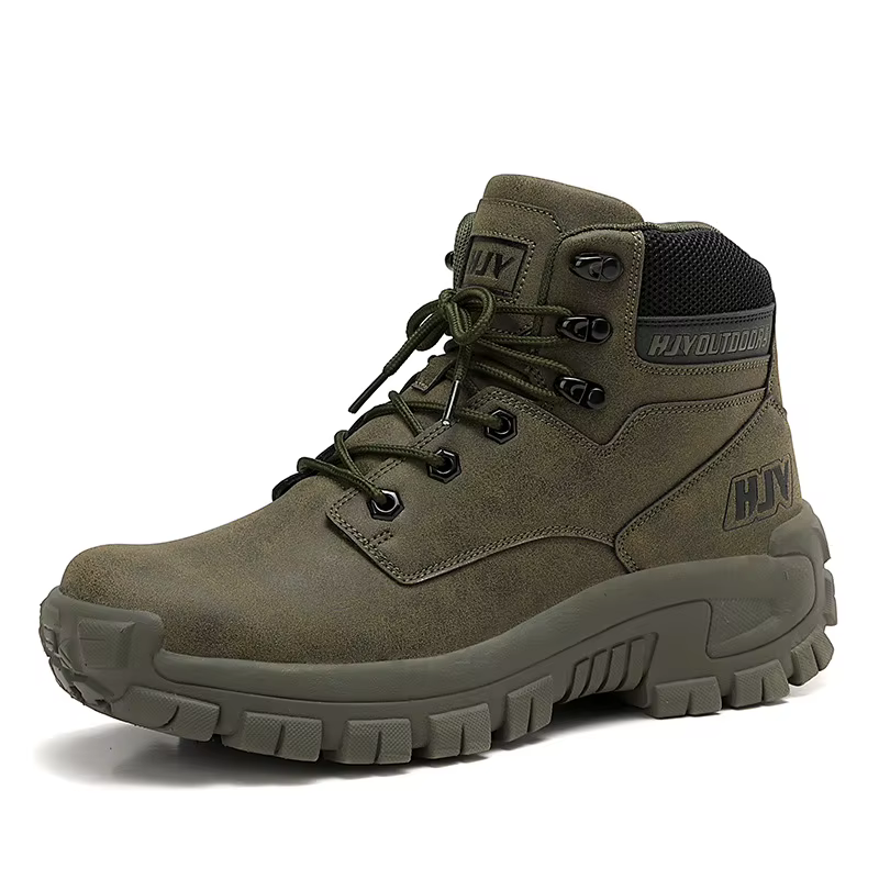 Gh-top cuir hommes bottes respirant désert