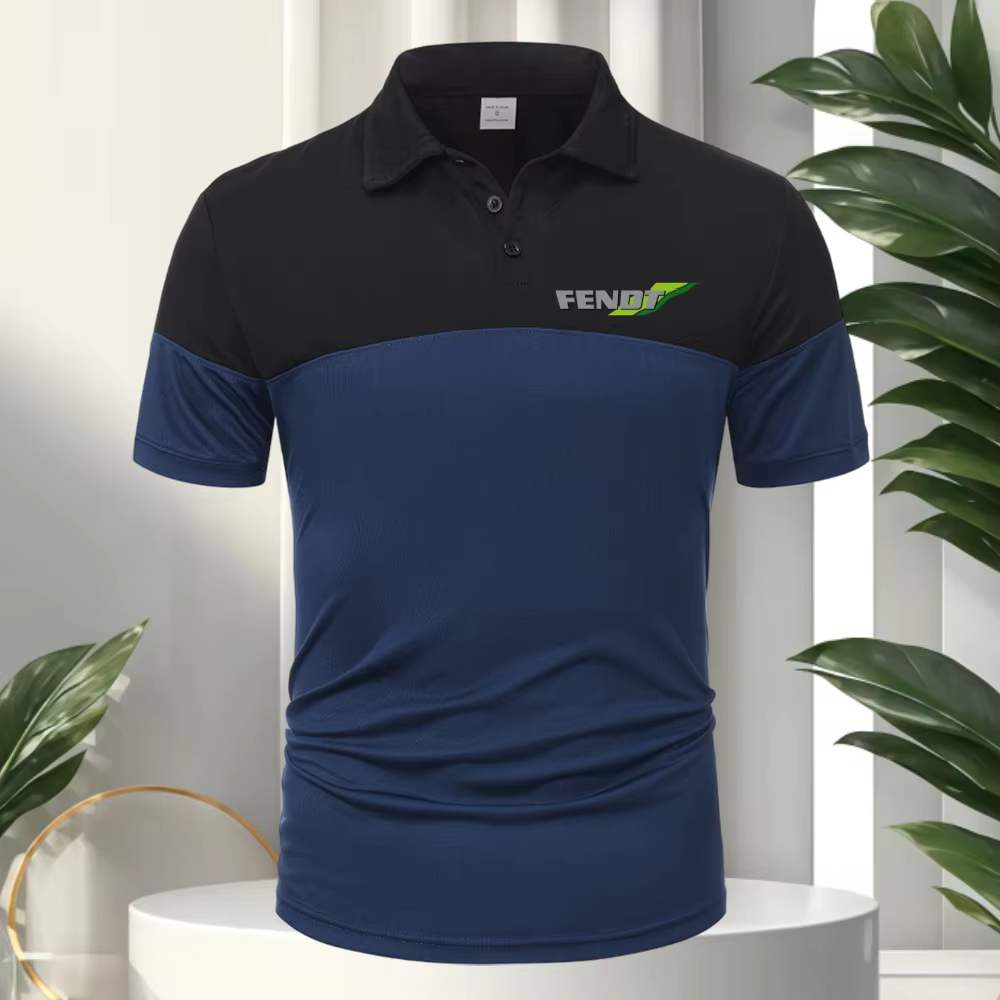FENDT T-shirt classique à manches courtes pour homme