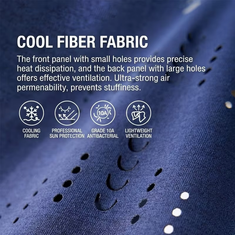 T-shirt de sport unisexe rafraîchissant et anti-UV - Imprimé réfléchissant respirant à manches courtes pour la course et la gym