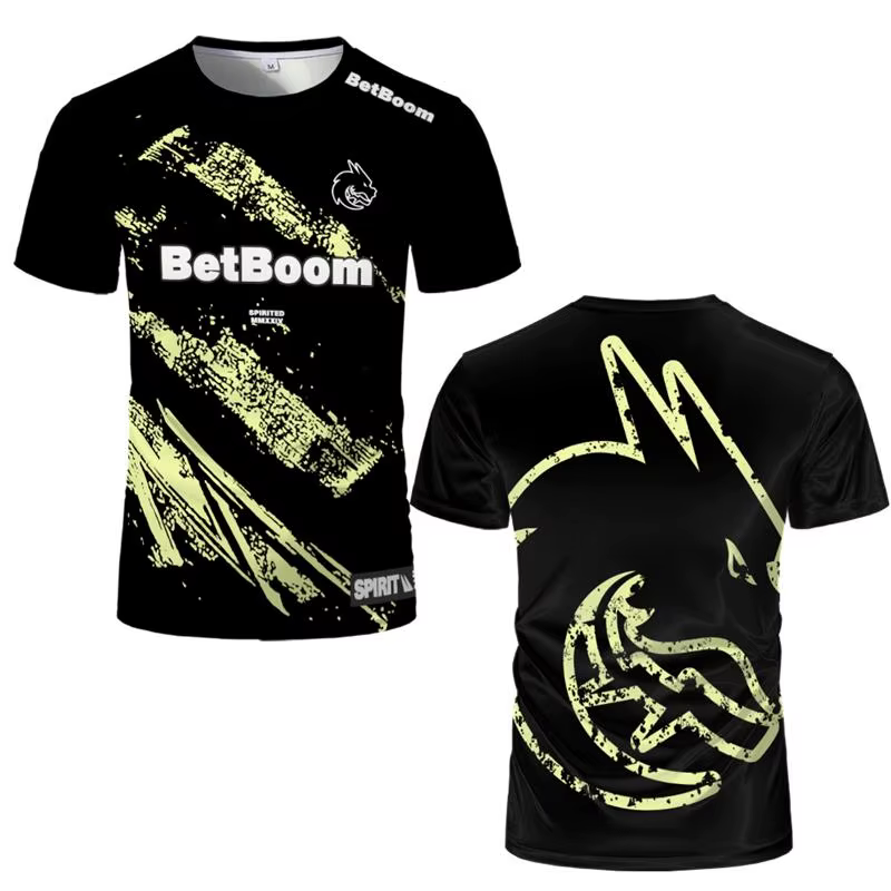 T-shirt en jersey Team Spirit avec nom personnalisé