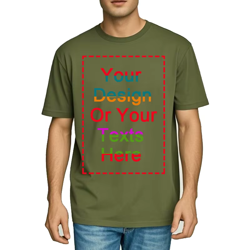 T-shirt personnalisé devant et arrière votre propre