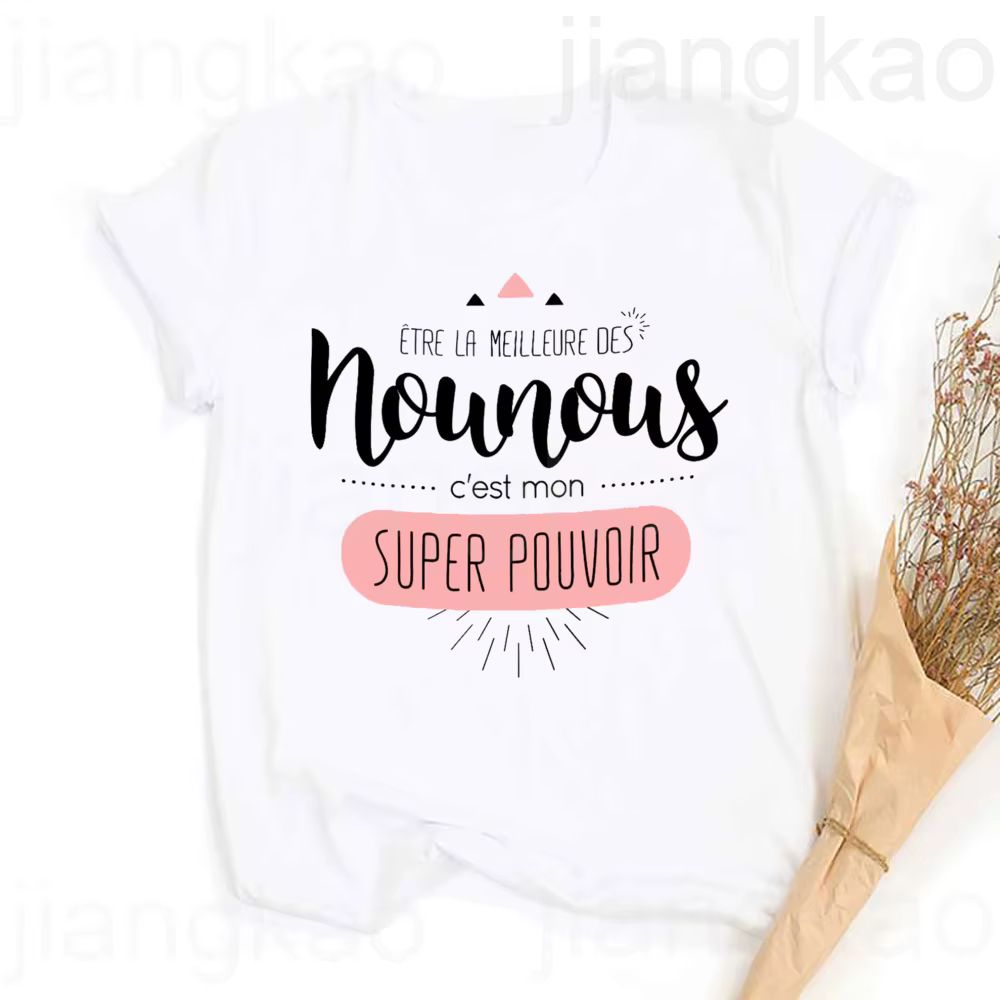 T-shirt à Manches Courtes pour Femme