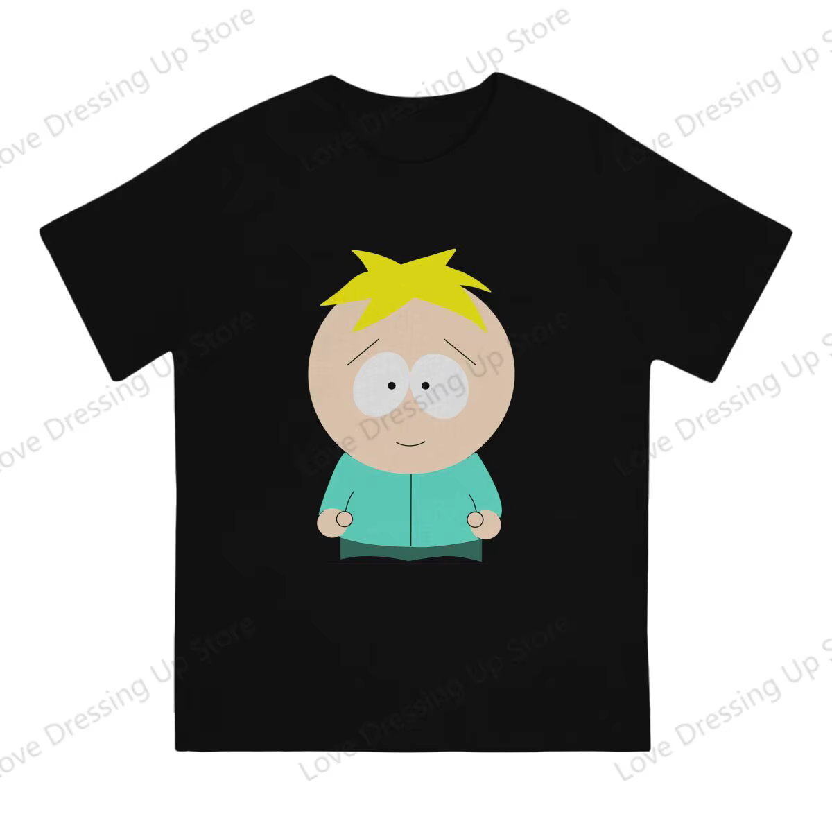 T-shirt en pur coton imprimé Butters Stotch pour hommes, t-shirts Street Cool, thème S-southpark, Y-dehors
