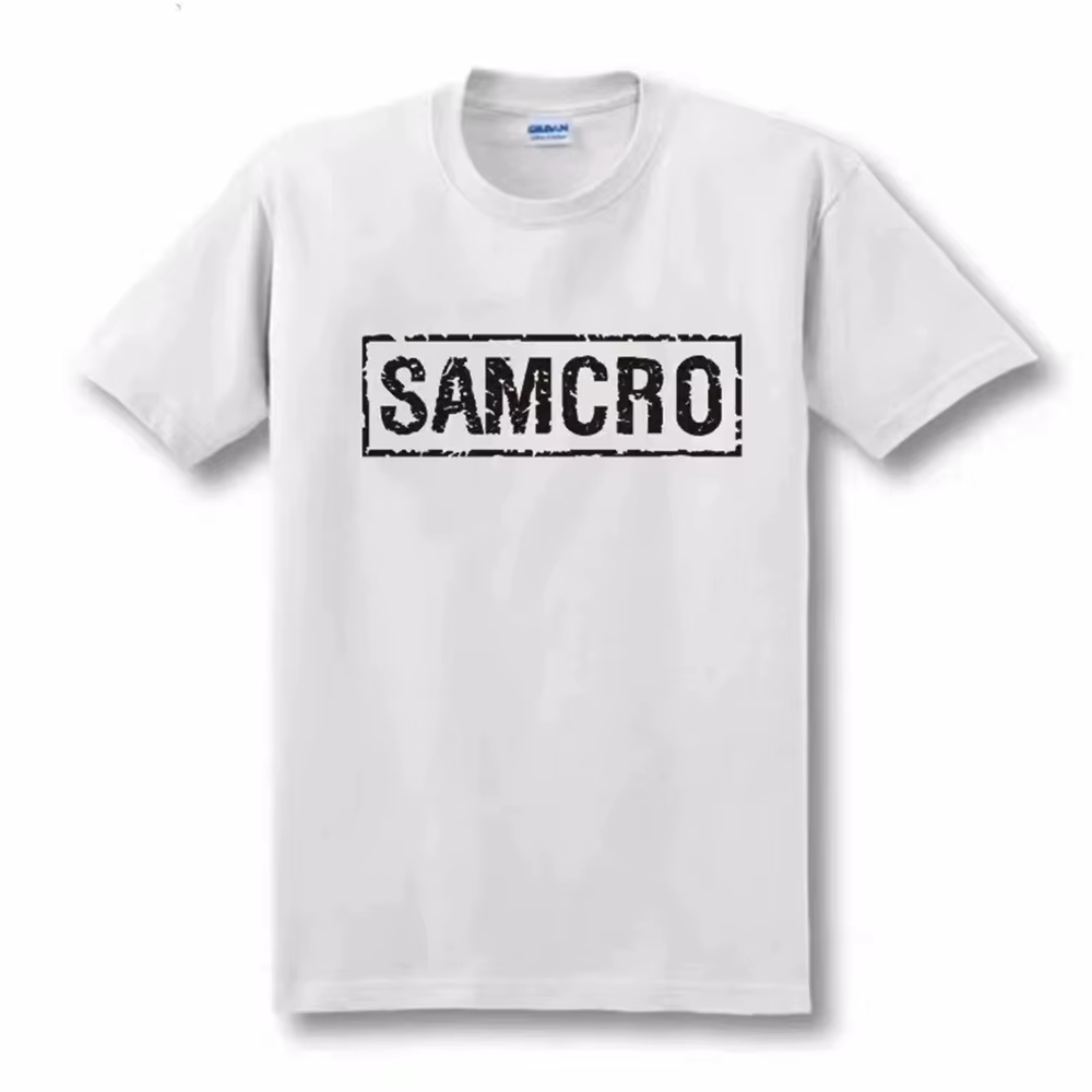 T-shirt imprimé SAMCRO pour hommes et femmes