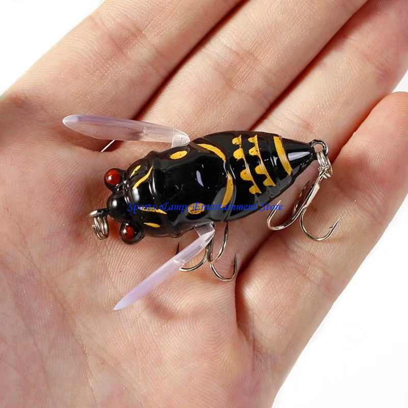 Leurres pêche aux cigales G7NF pour une action efficace pour attirer diverses espèces poissons