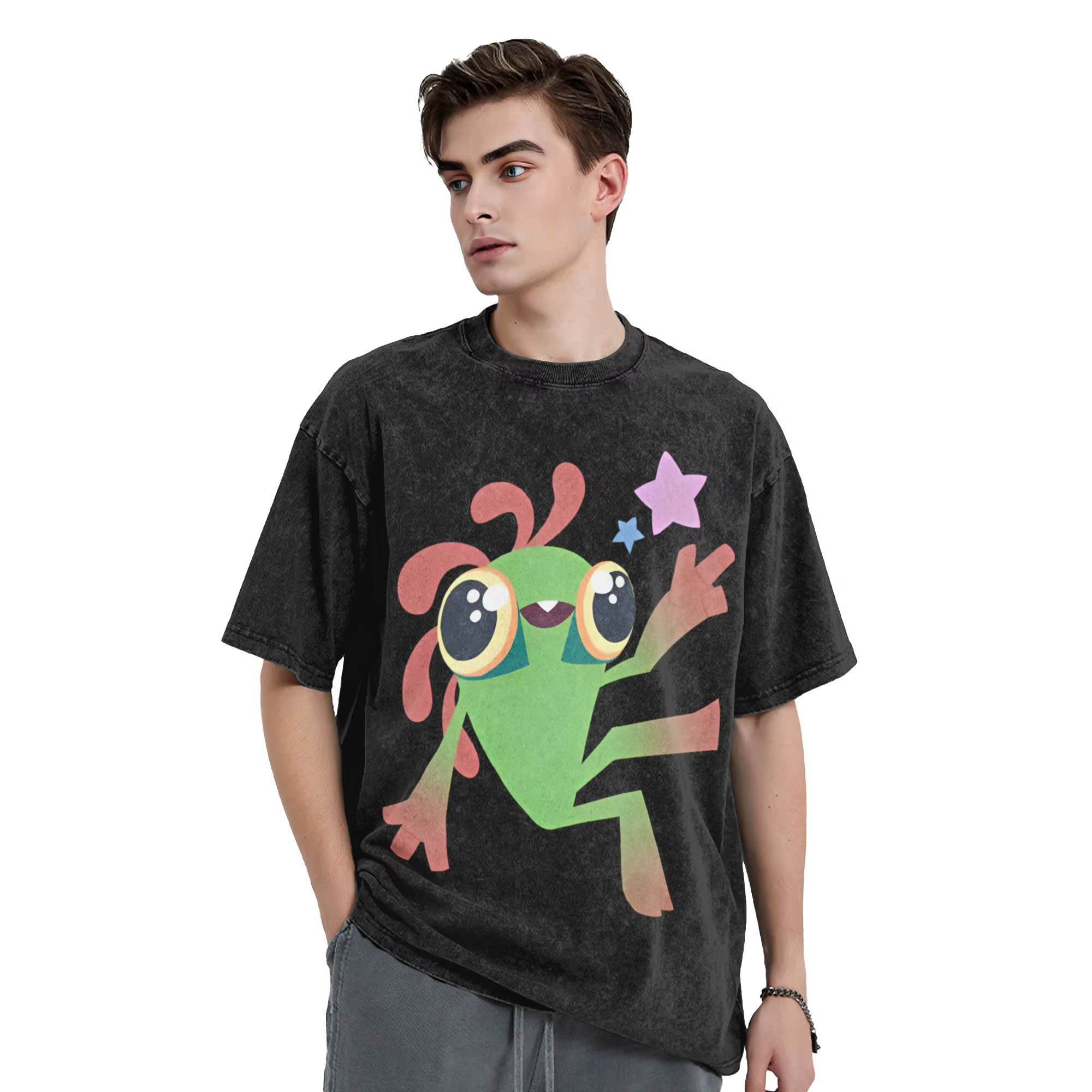 Murloc World of Warcraft t-shirt hommes coton T-Shirts drôles col rond