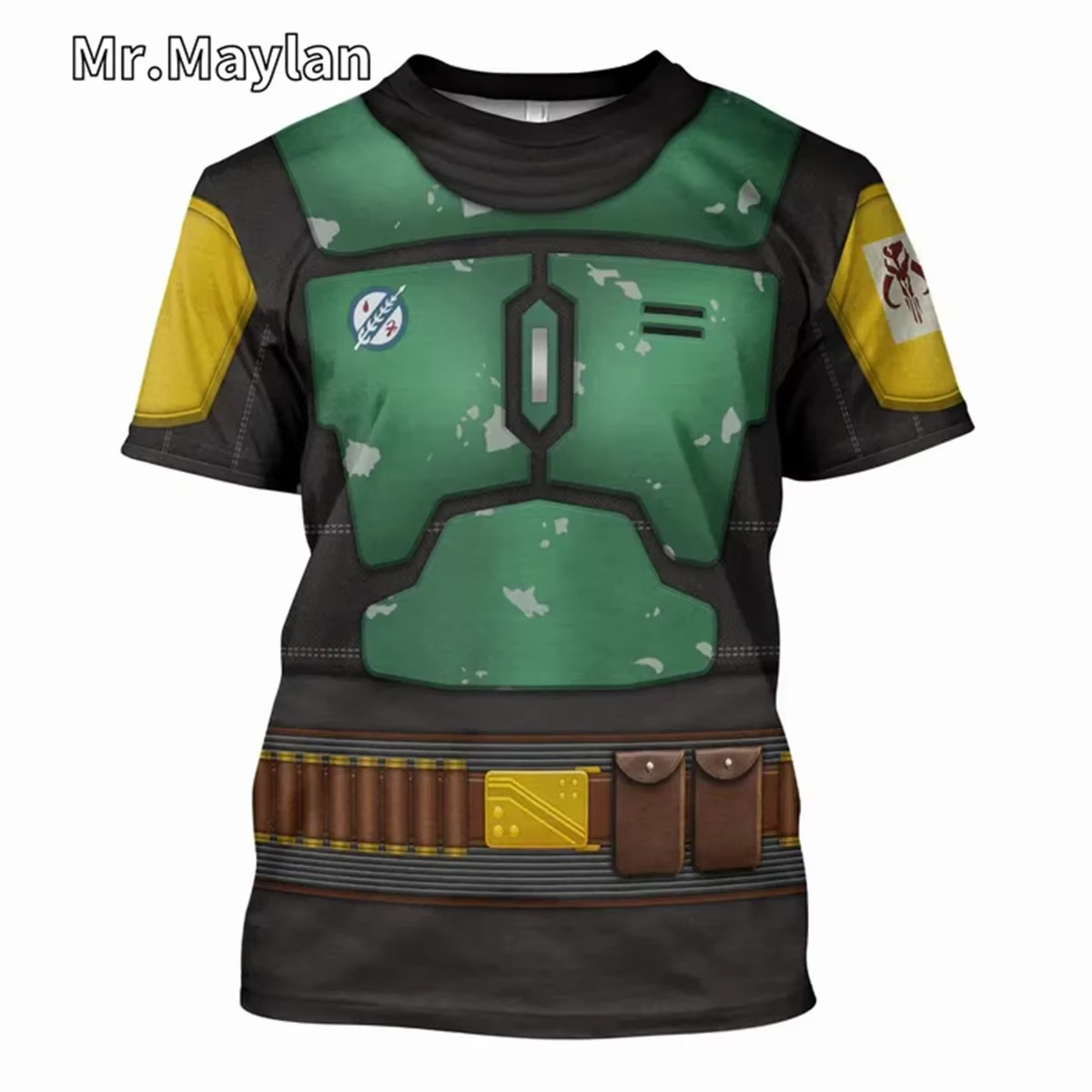 T-shirt à manches courtes pour hommes, imprimé en 3D sur le thème de Darth Vader, respirant, à séchage rapide, pour sport, Cosplay, Street, mode décontractée, vêtements d'été