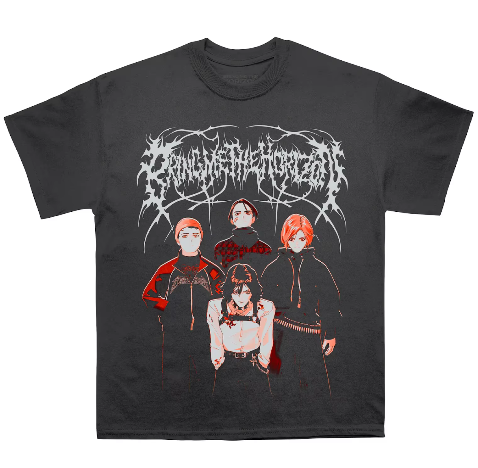 Bring Me The Horizon Faceless Band T-Shirt 100% coton