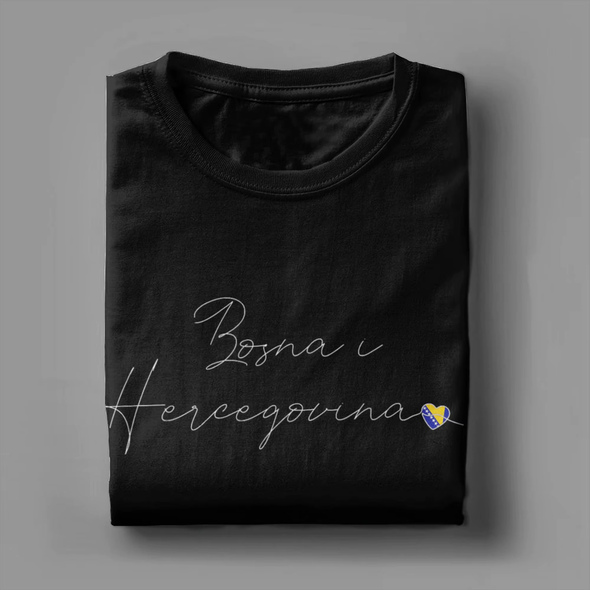 T-shirts avec drapeau de la Bosnie-Herzégovine pour hommes