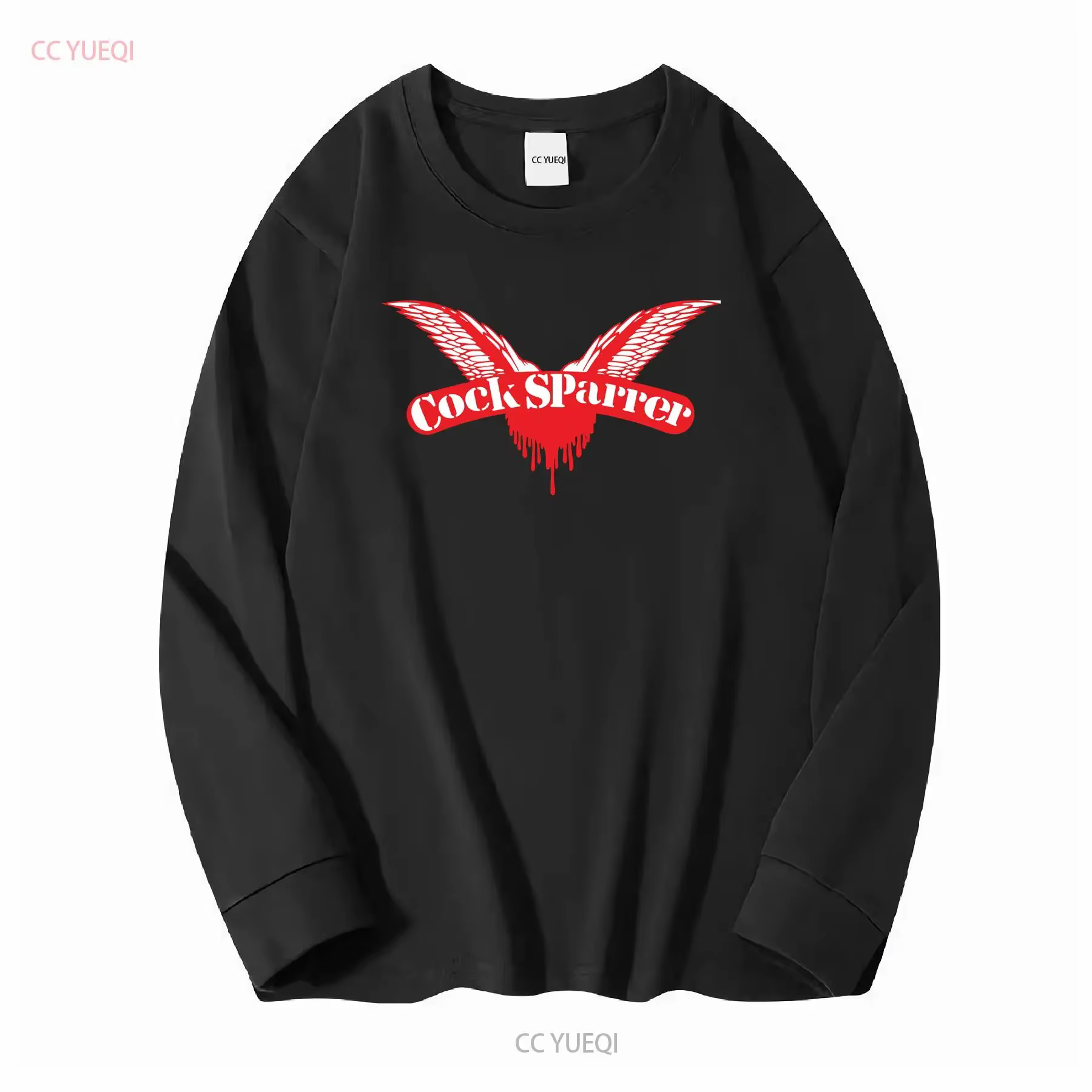 COCK SPARRER LOGO t-shirt noir S XXL Skinhead Oi Punk dernier station 4 peaux vintage lavé légèrement polyvalent décontracté
