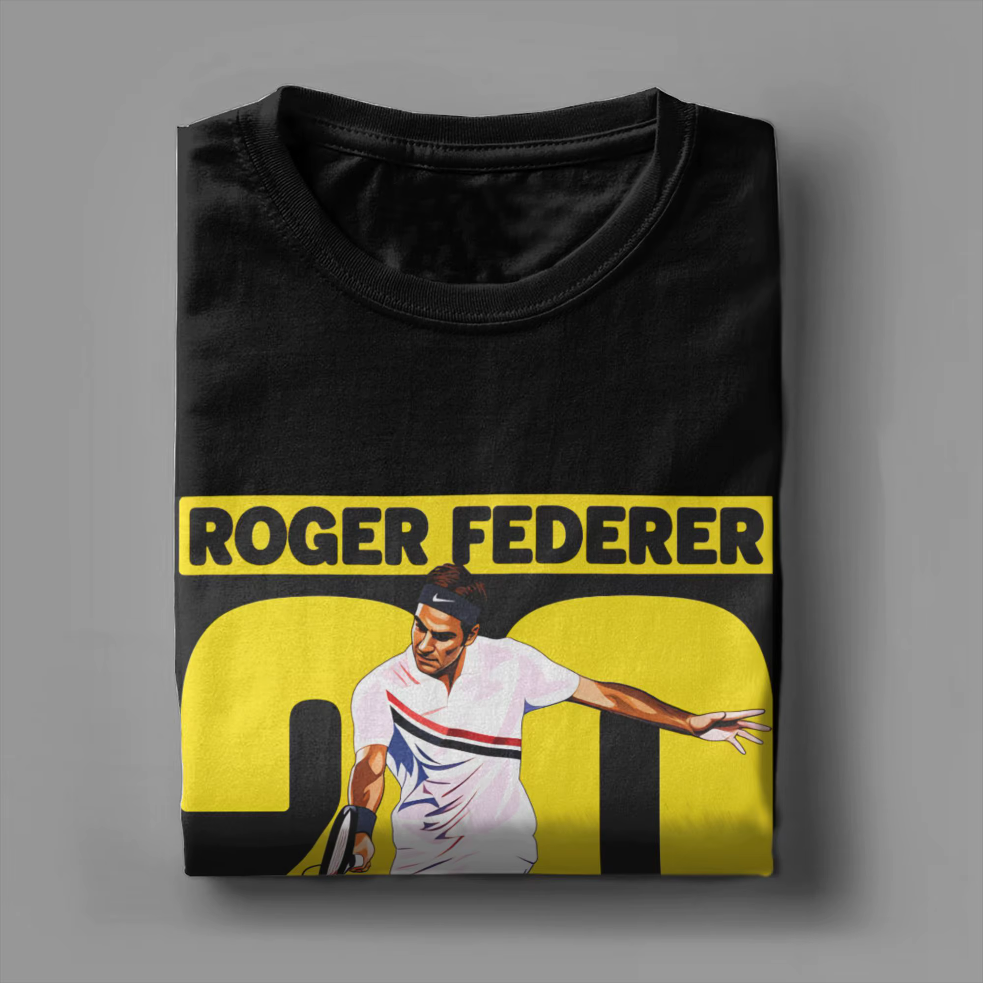 T-shirt surdimensionné RF Roger Federer, 100% coton, T-shirt populaire pour hommes, plage, motif rétro Y2K, manches courtes