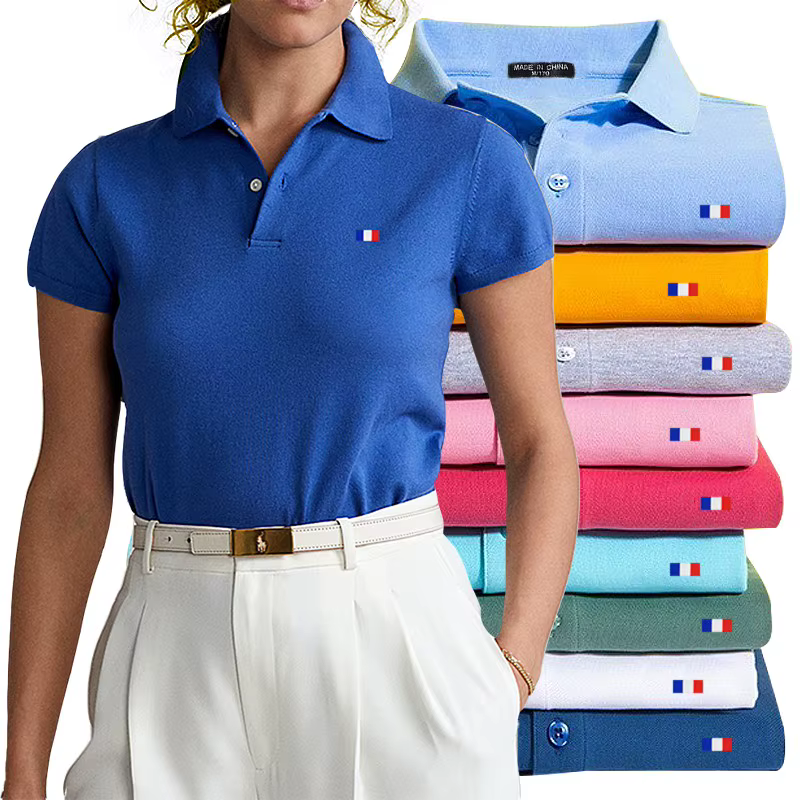 Polo de dehors à Manches Courtes pour Femme