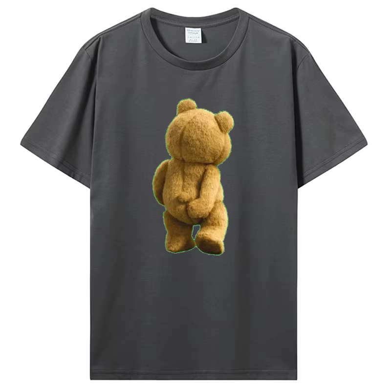 Ted Bear à gratter son cul T-Shirt décontracté couverture en coton t-shirts Fitness
