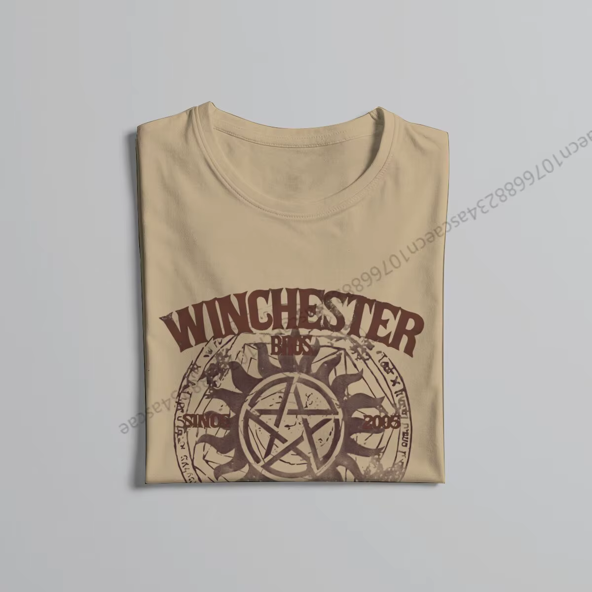 Surnaturel Winchester Bros t-shirt hommes t-shirts vêtements d'été coton col rond t-shirt