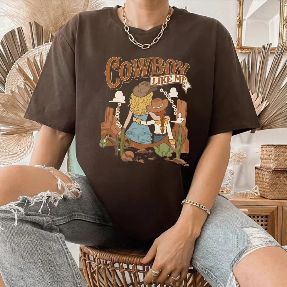 T-shirt Cowboy Like Me Vintage Western I Knew It I Knew You pour femme