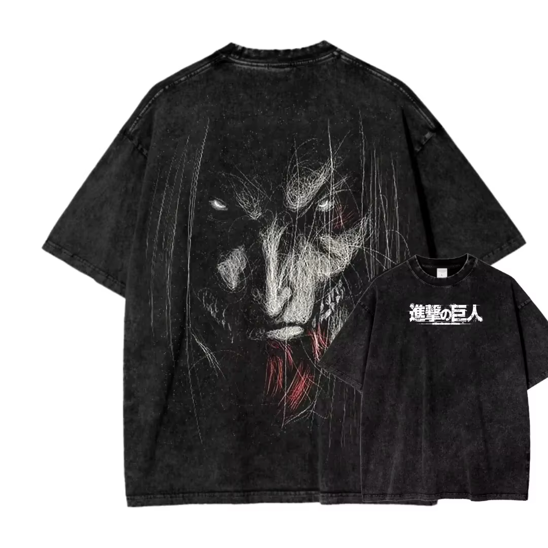 T-shirt imprimé Attack on Titan