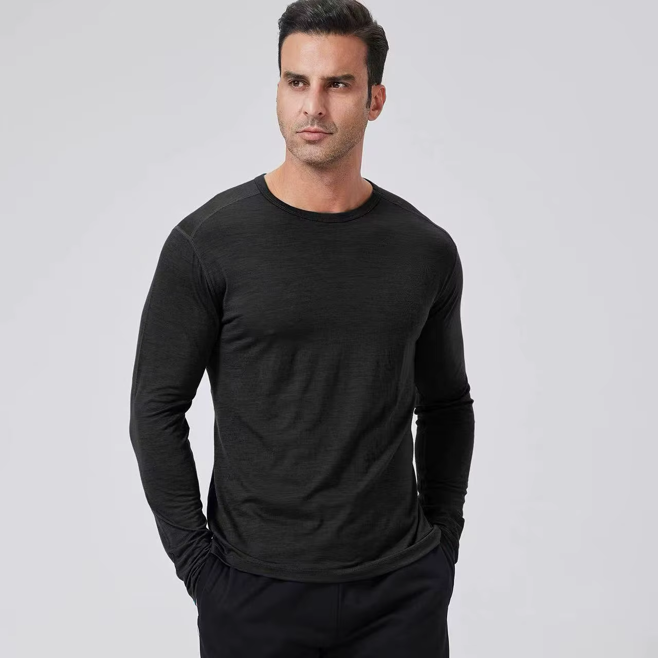 T-shirt de randonnée pour homme en laine mérinos