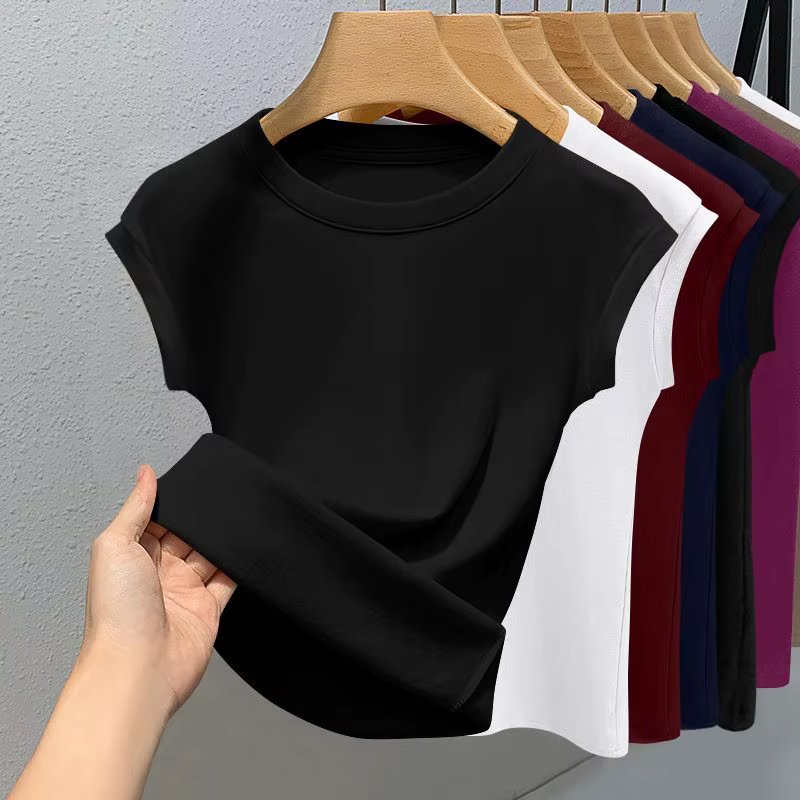 Nouveau T-shirt sans manches pour femme