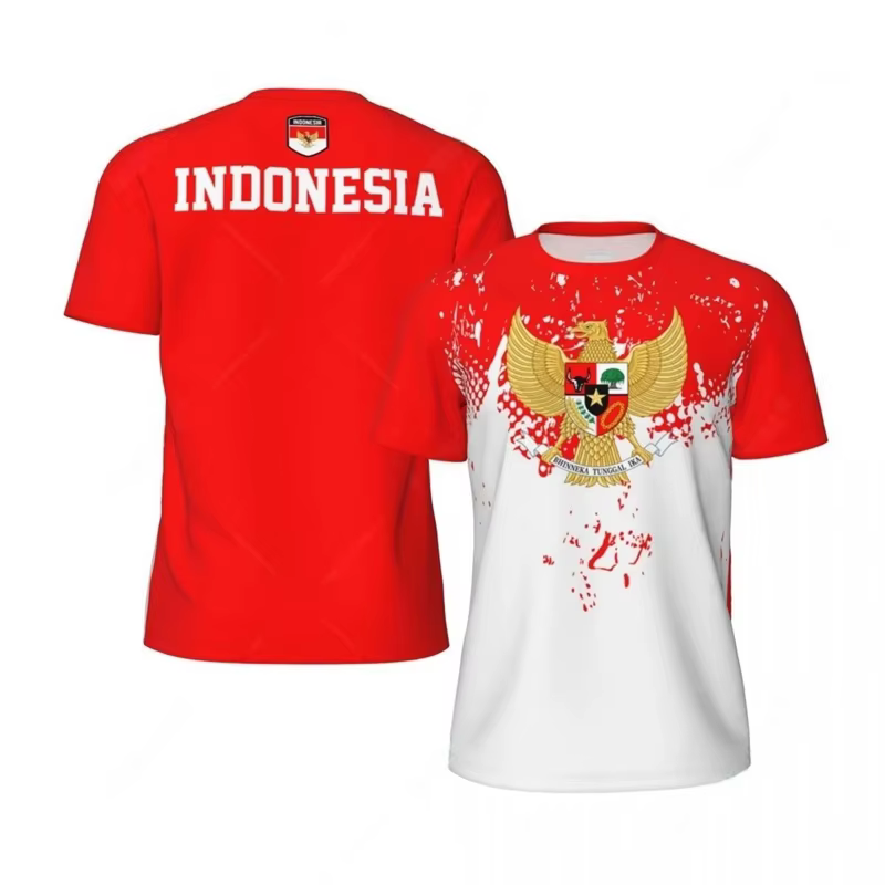 T-shirt de football imprimé en 3D pour hommes