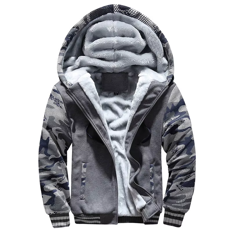 CamSolomon-Veste à Capuche Épaisse pour Homme