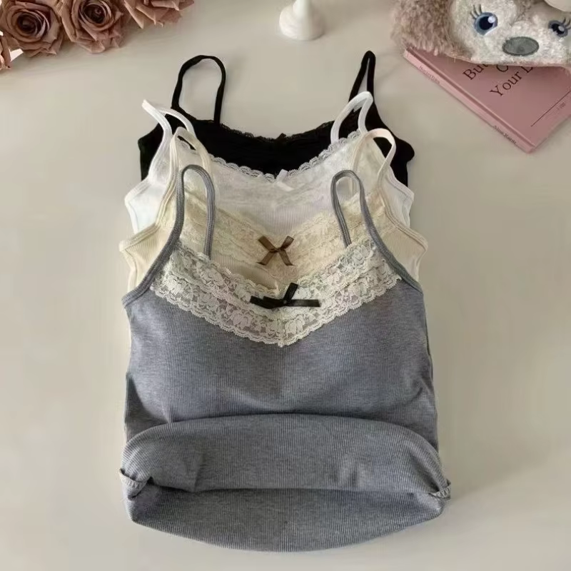 Crop Top en Dentelle pour Femme