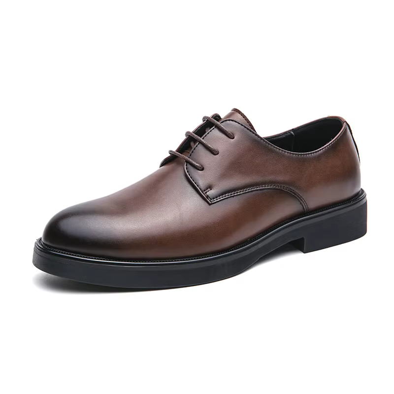 Chaussures à lacets en cuir pour hommes