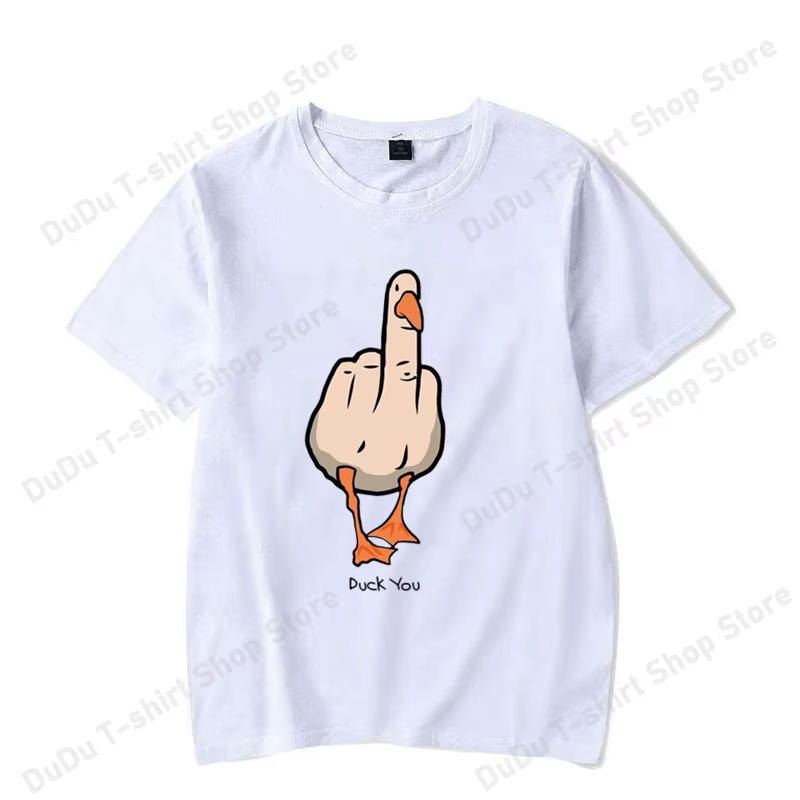 Nouveaux T-shirts imprimés drôles avec motif de canard
