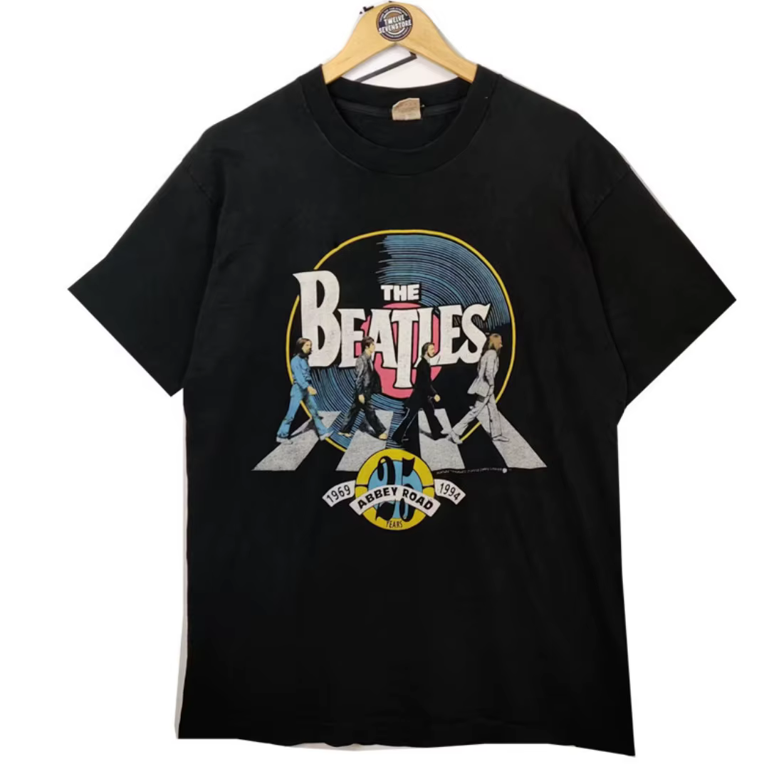 T-shirt vintage rock américain rétro The Beatles
