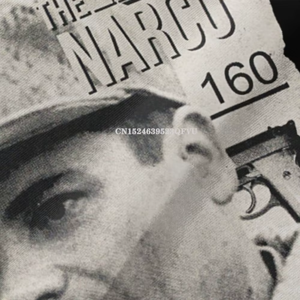 T-shirt de marque "The Last Narco El Chapo" pour hommes