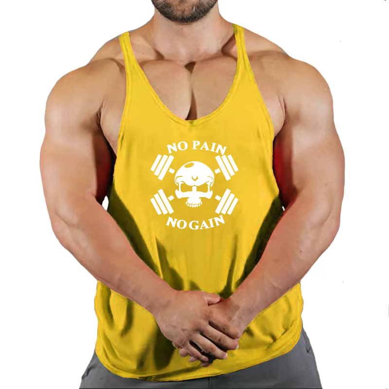 Débardeurs de musculation 2026 pour hommes – Maillots de sport en coton