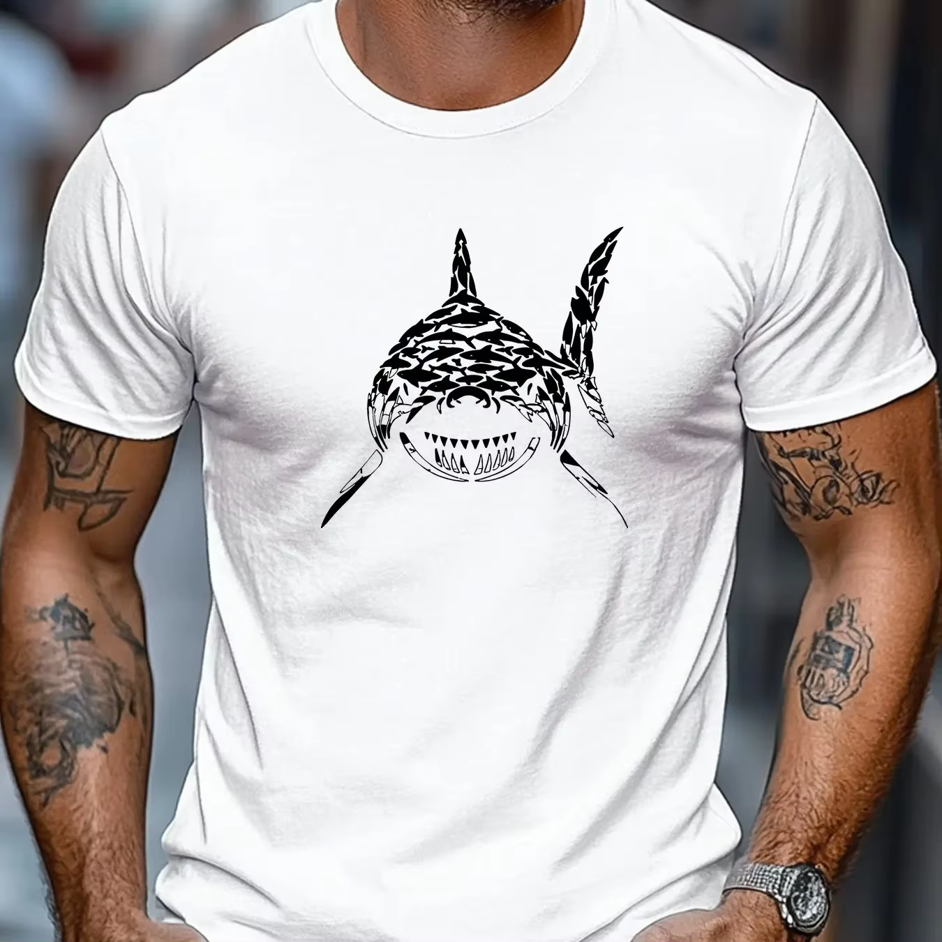 T-shirt pour homme 100% coton