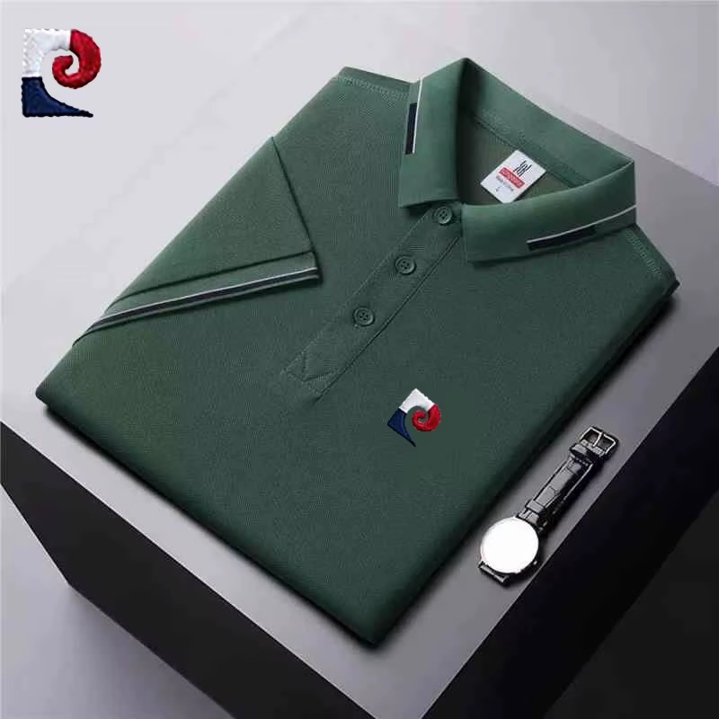 Nouveau polo à manches courtes de haute qualité pour hommes