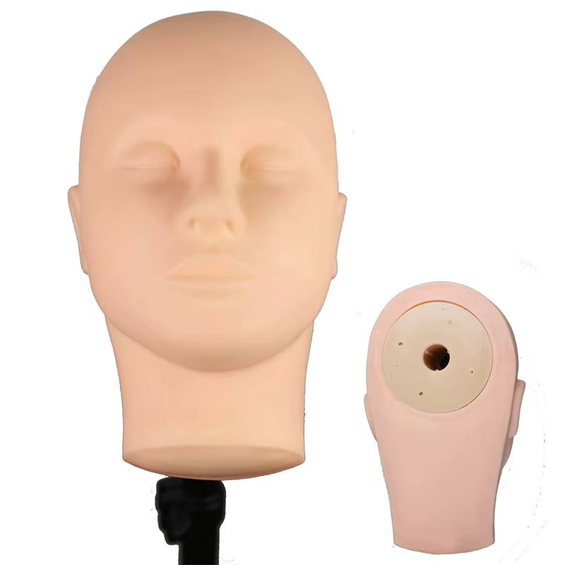 Tête de mannequin d'entraînement de maquillage pour le visage