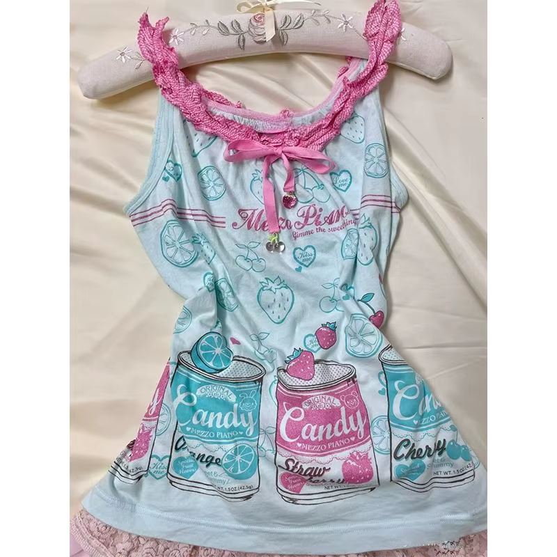 Débardeur Kawaii Japonais Sans Manches pour Femme