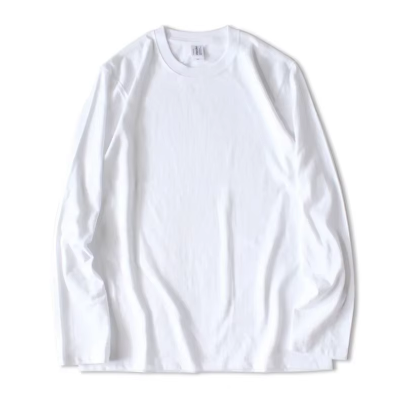 T-shirt manches longues à col rond pour homme