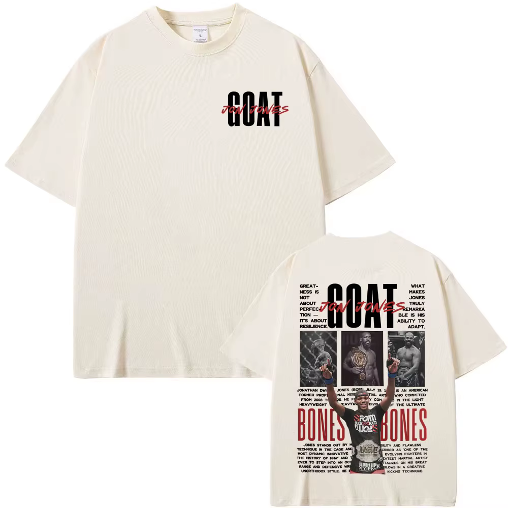 T-shirts graphiques vintage JON JONES BONES pour hommes et femmes