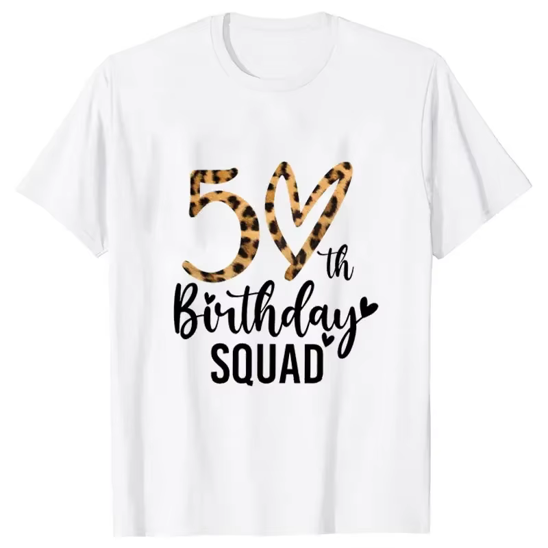 T-shirts pour femmes pour fête d'anniversaire 50 ans