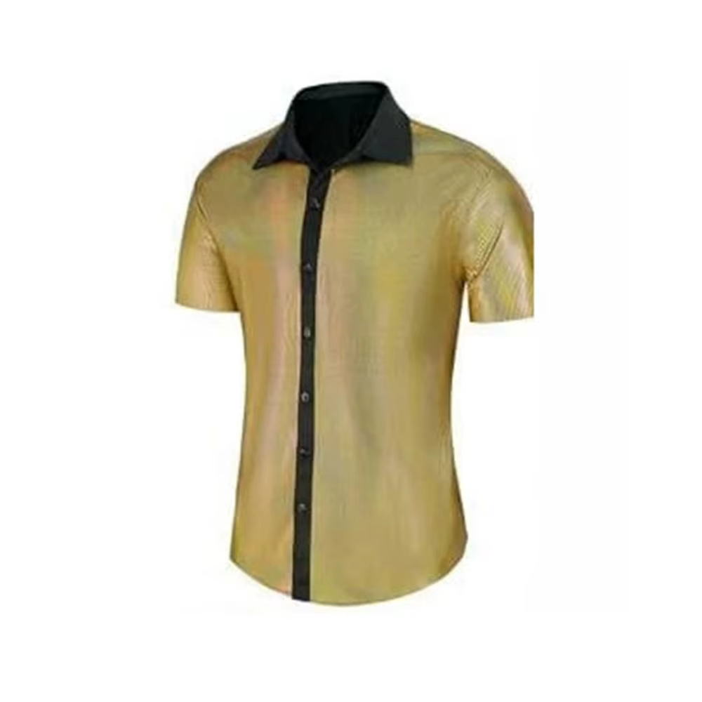 Chemise disco pour homme style années 70